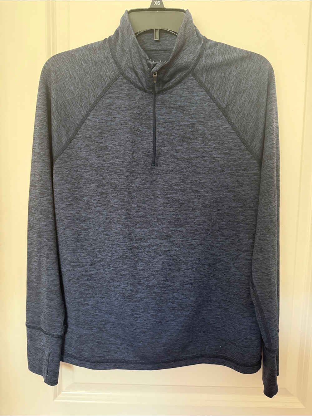 Women’s Half-Zip Performance Sweater - Heather Navy